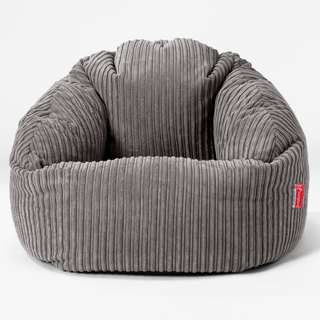 Bubble Saccosekk-stol - Klassisk Cord Grafitt 01