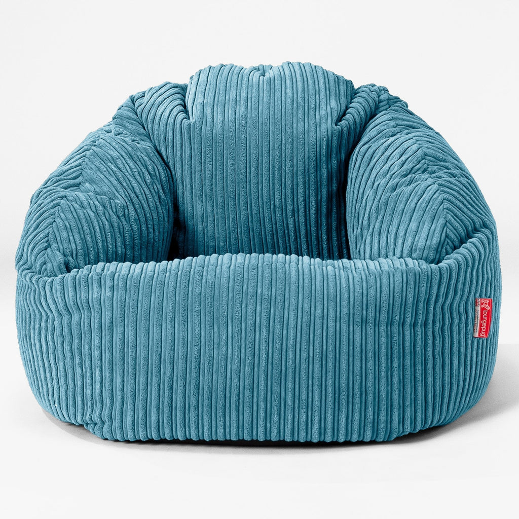 Bubble Saccosekk-stol - Klassisk Cord Turkis 01