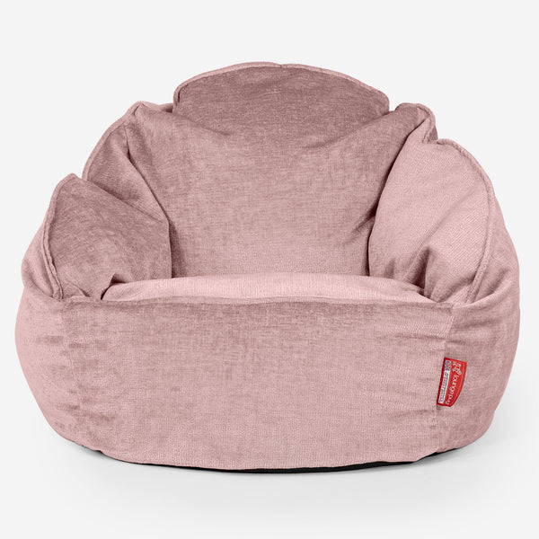 Bubble Saccosekk-stol - Chenille Rosa 01