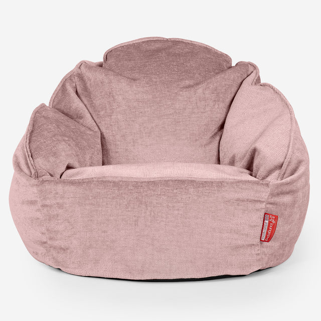 Bubble Saccosekk-stol - Chenille Rosa 01