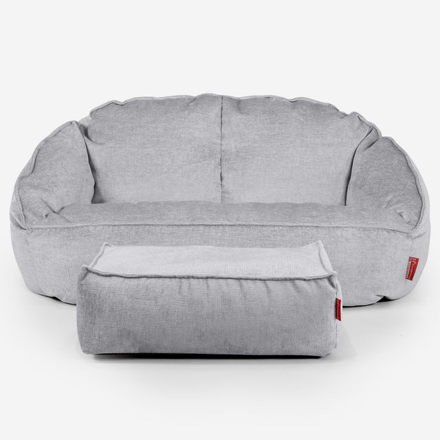 Bubble Sofa-saccosekk - Chenille Grå 02