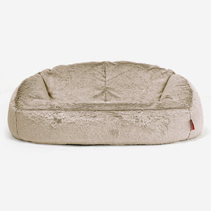 Bubble Sofa-saccosekk - Kanin-fuskepels Gyllenbrun