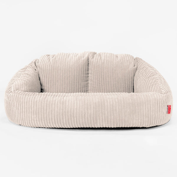 Bubble Sofa-saccosekk - Klassisk Cord Elfenben 01
