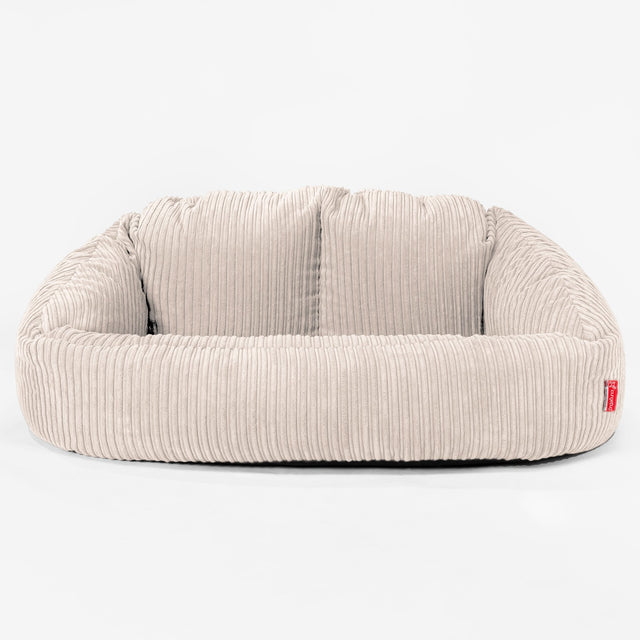 Bubble Sofa-saccosekk - Kordfløyel Elfenben 01