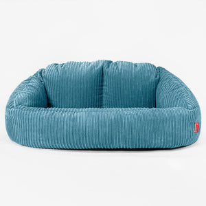 Bubble Sofa-saccosekk - Kordfløyel Turkis