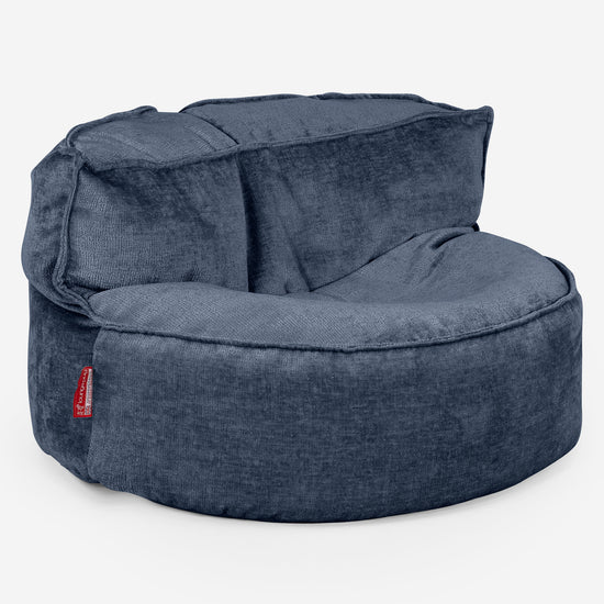Chloe Saccosekk Sofa - Chenille Marineblå 01