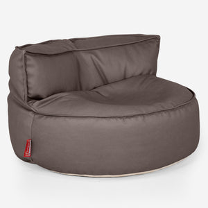 Chloe Saccosekk Sofa - Vegansk Skinn Sjokolade