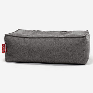 CloudSac 100 Memory Foam Fotskammel - Interalli Ull Grå
