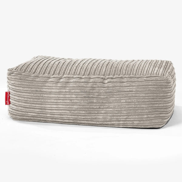 CloudSac 100 Memory Foam Fotskammel - Kordfløyel Mink 01