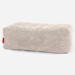 CloudSac 100 Memory Foam Fotskammel - Pom-pom Elfenben