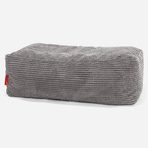 CloudSac 100 Memory Foam Fotskammel - Pom-pom Koksgrå