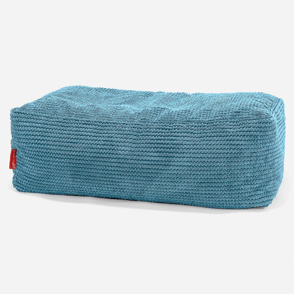 CloudSac 100 Memory Foam Fotskammel - Pom-pom Turkis