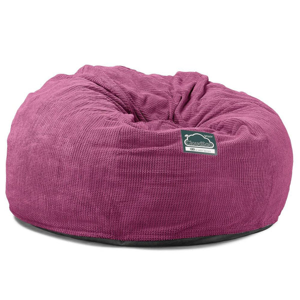 CloudSac 1010 XXL Gigant Memory Foam Saccosekk Sofa - Pom-pom Rosa