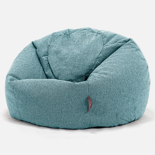 CloudSac 200 Barn Memory Foam Stor Sakkosekk 2-12 år - Interalli Ull Aqua