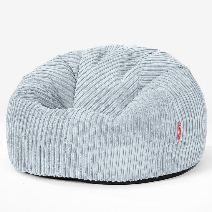 CloudSac 200 Barn Memory Foam Stor Sakkosekk 2-12 år - Kordfløyel Babyblå 01