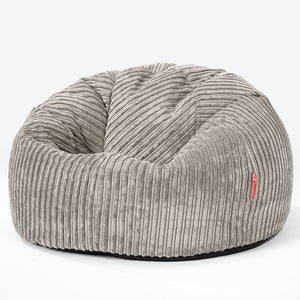 CloudSac 200 Barn Memory Foam Stor Sakkosekk 2-12 år - Kordfløyel Mink