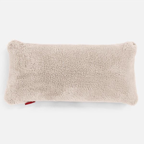 Gigant Rektangulær Putetrekk 40 x 70 cm - Teddy-fuskepels Mink