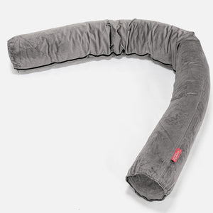 Kosepute XXL - Fløyel Sølv