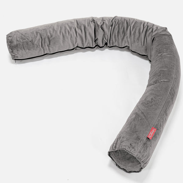 Kosepute XXL - Fløyel Sølv