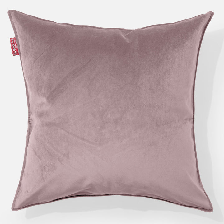 Ekstra Stor Putetrekk 70 x 70cm - Fløyel Rosa 01