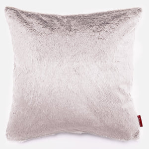 Ekstra Stor Putetrekk 70 x 70cm - Kanin-fuskepels Støvete Rosa