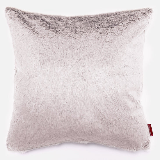 Ekstra Stor Putetrekk 70 x 70cm - Kanin-fuskepels Støvete Rosa 01