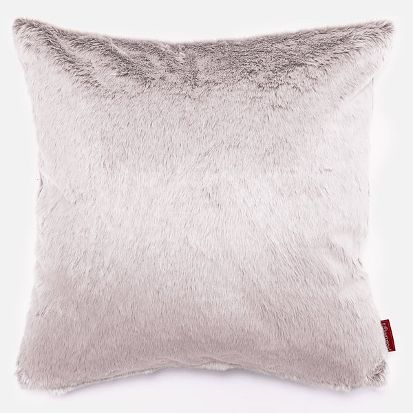 Ekstra Stor Putetrekk 70 x 70cm - Kanin-fuskepels Støvete Rosa 01