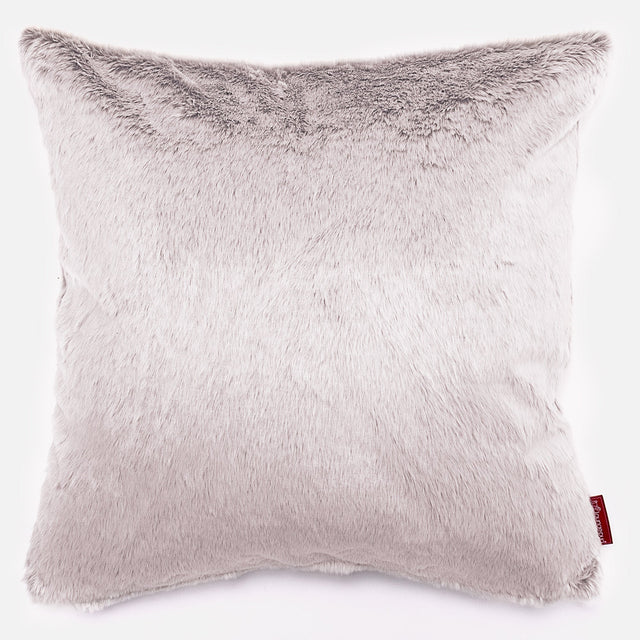 Ekstra Stor Putetrekk 70 x 70cm - Kanin-fuskepels Støvete Rosa 01