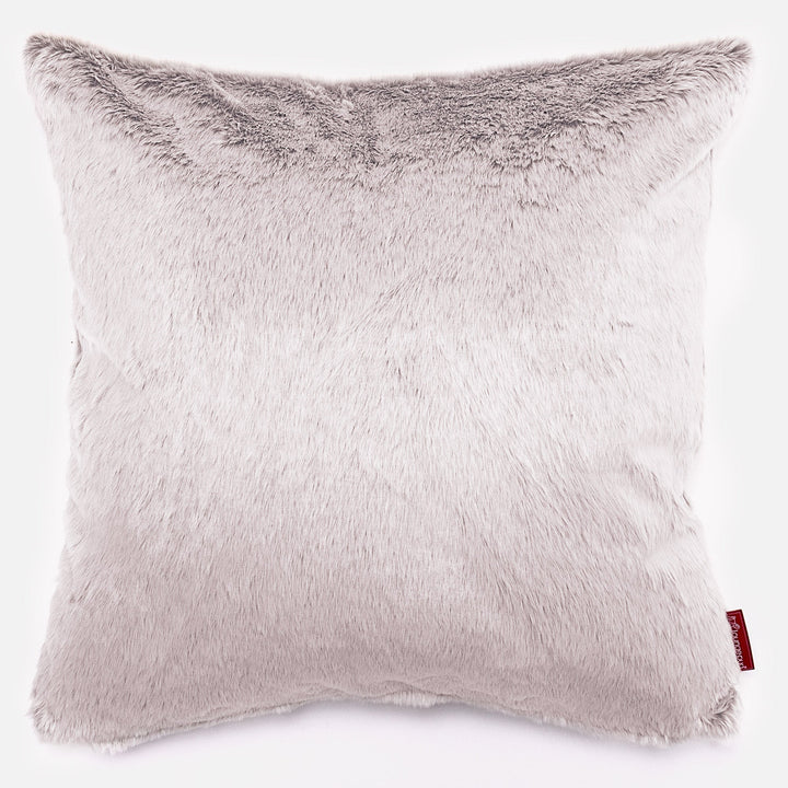 Ekstra Stor Putetrekk 70 x 70cm - Kanin-fuskepels Støvete Rosa 01