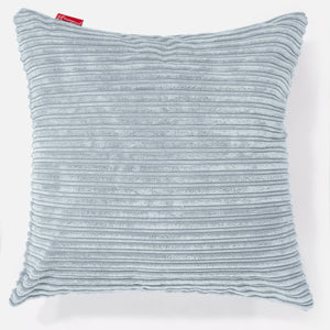 Ekstra Stor Putetrekk 70 x 70cm - Kordfløyel Babyblå