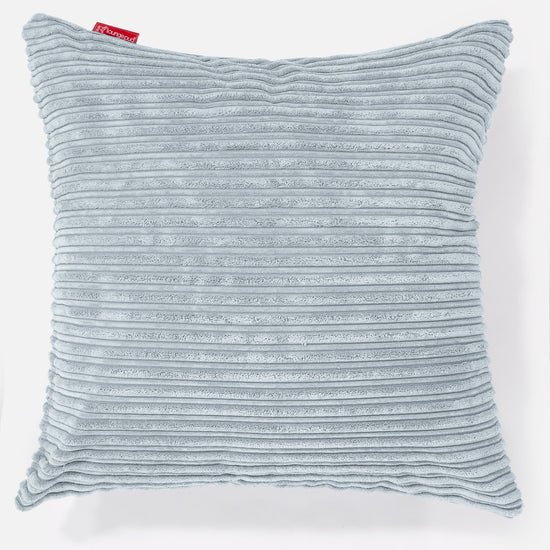 Ekstra Stor Putetrekk 70 x 70cm - Kordfløyel Babyblå 01