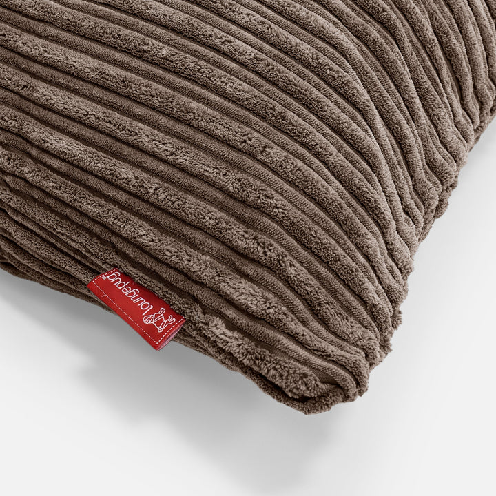 Ekstra Stor Putetrekk 70 x 70cm - Kordfløyel Mokka 03
