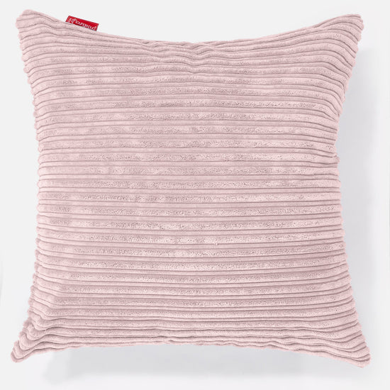 Ekstra Stor Putetrekk 70 x 70cm - Kordfløyel Rødmerosa 01