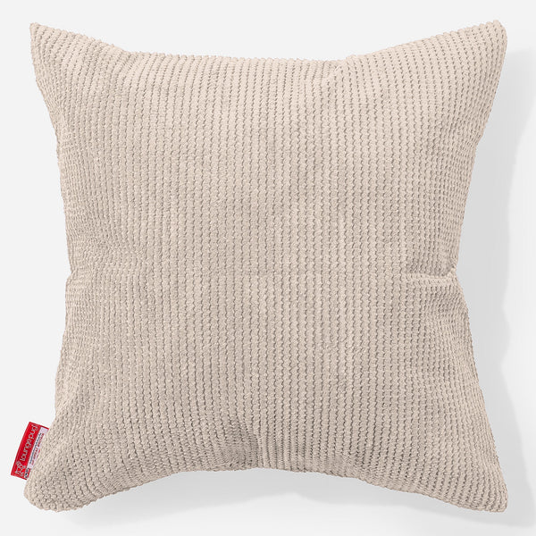 Ekstra Stor Putetrekk 70 x 70cm - Pom-pom Elfenben 01