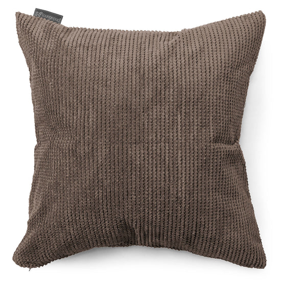 Ekstra Stor Putetrekk 70 x 70cm - Pom-pom Sjokolade 01