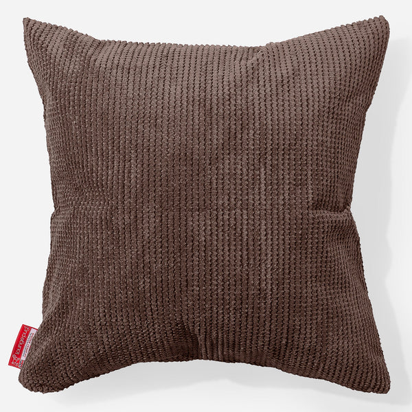 Ekstra Stor Putetrekk 70 x 70cm - Pom-pom Sjokolade 01