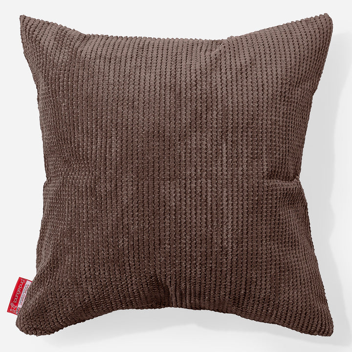 Ekstra Stor Putetrekk 70 x 70cm - Pom-pom Sjokolade 01