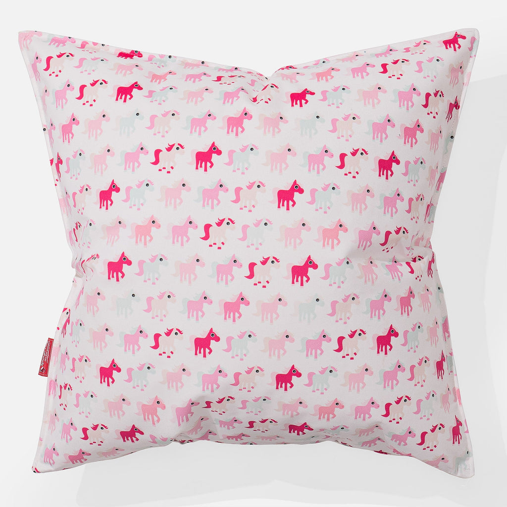 Ekstra Stor Putetrekk 70 x 70cm - Trykk Lille Ponni 01