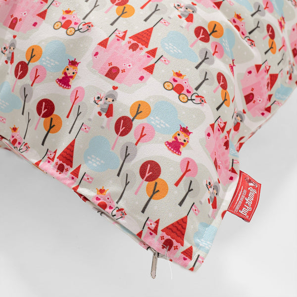 Ekstra Stor Putetrekk 70 x 70cm - Trykk Prinsesse Fabric Close-up Image