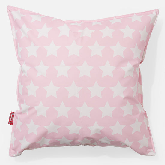 Ekstra Stor Putetrekk 70 x 70cm - Trykk Rosa Stjerne 01