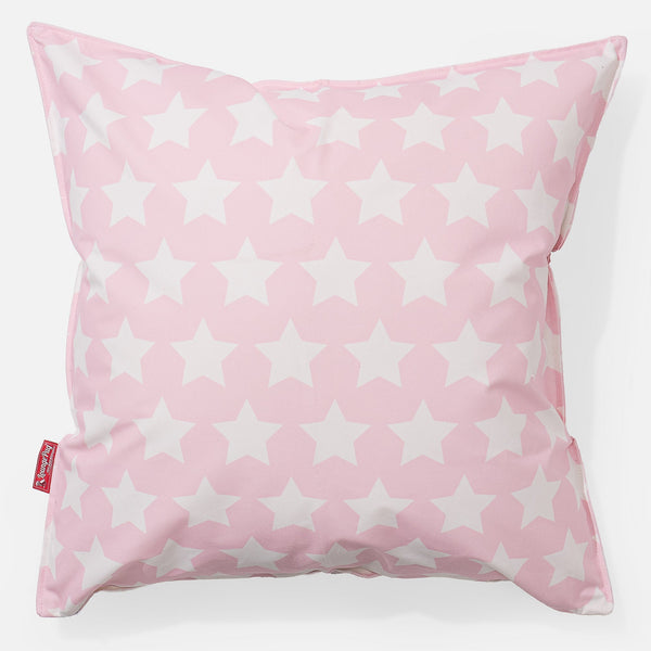 Ekstra Stor Putetrekk 70 x 70cm - Trykk Rosa Stjerne 01