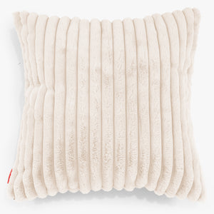 Ekstra Stor Putetrekk 70 x 70cm - Ultrabehagelig Kord Krem