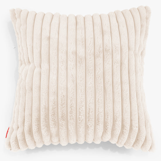 Ekstra Stor Putetrekk 70 x 70cm - Ultrabehagelig Kord Krem 01