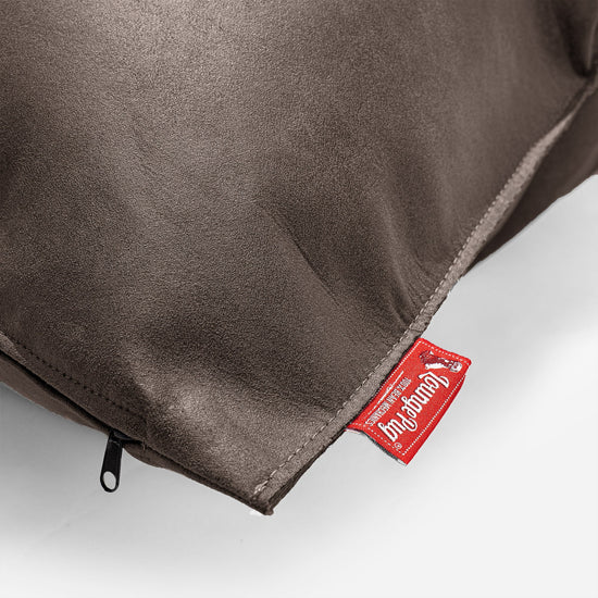 Ekstra Stor Putetrekk 70 x 70cm - Vintage Skinn Naturskifer 02