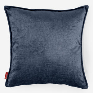 Ekstra Stor Putetrekk 70 x 70cm - Chenille Marineblå