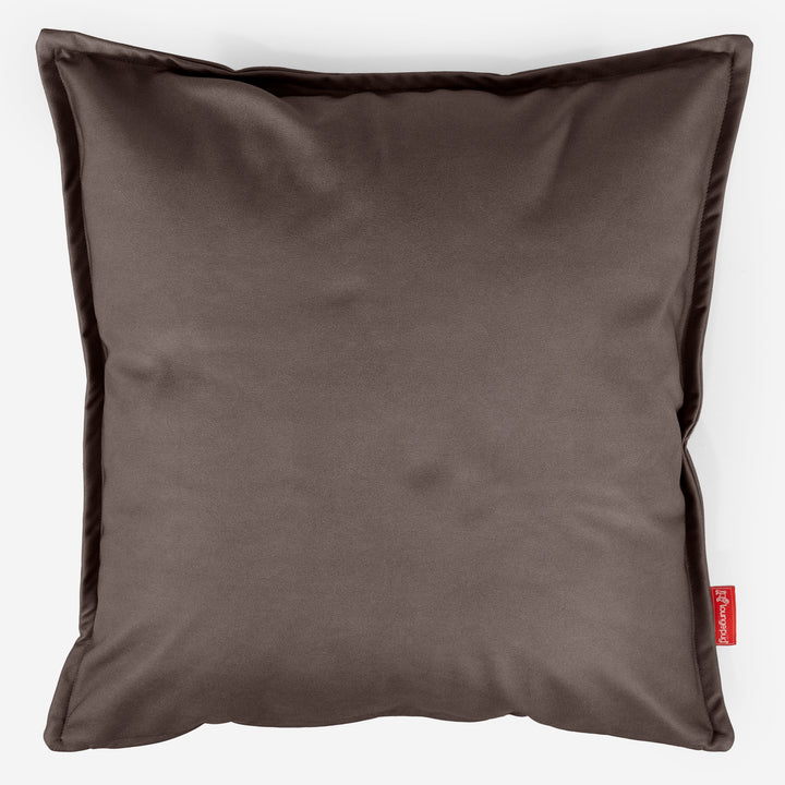 Ekstra Stor Putetrekk 70 x 70cm - Vegansk Skinn Sjokolade 01