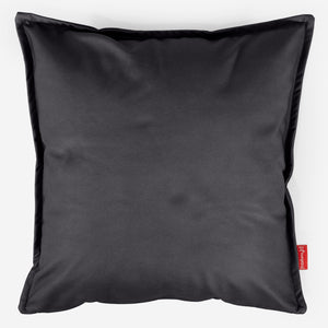 Ekstra Stor Putetrekk 70 x 70cm - Vegansk Skinn Svart