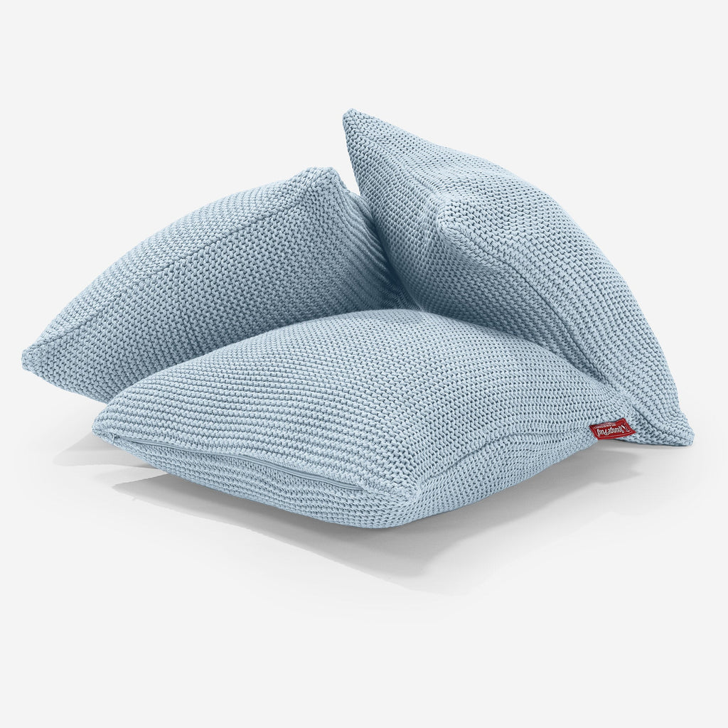 Putetrekk 47 x 47cm - 100% Bomull Ellos Disig Blå 03