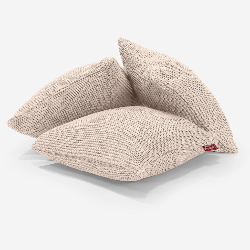 Putetrekk 47 x 47cm - 100% Bomull Ellos Krem 03