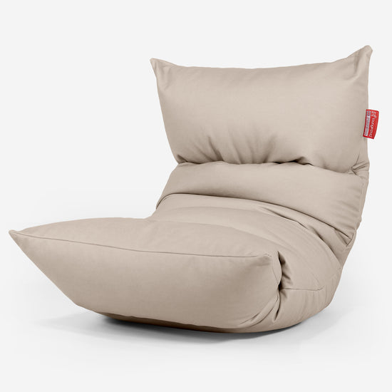 Eva Lounger Saccosekk - Vegansk Skinn Elfenben 01